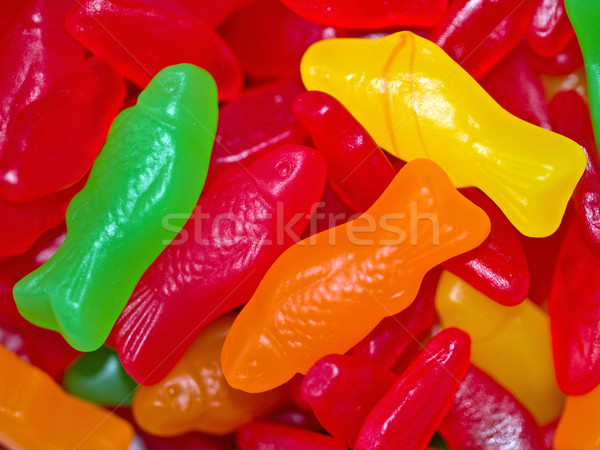 Colorful Gummy Candy Fish Stock photo © Frankljr