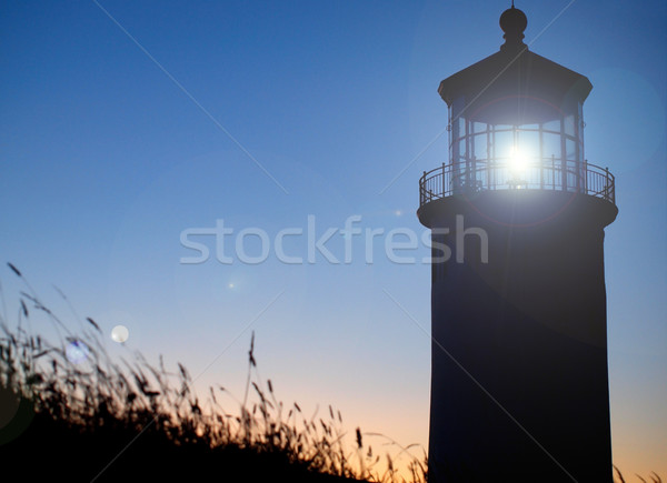 Stok fotoğraf: ışık · kuzey · kafa · deniz · feneri · Washington