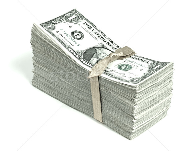 Boglya Egyesült Államok valuta szalag üzlet vásárlás Stock fotó © Frankljr