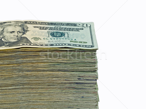 Stack of United States currency Stock photo © Frankljr