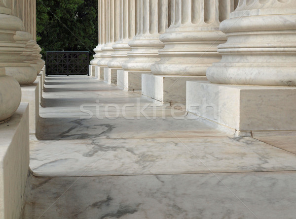 Columnas Estados Unidos tribunal Washington DC edificio luz Foto stock © Frankljr