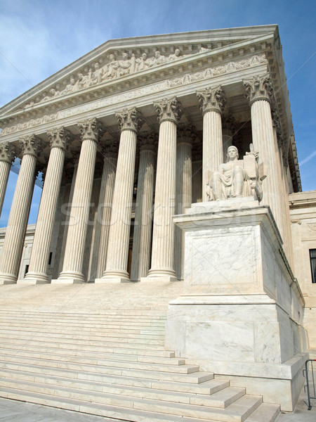 Foto stock: Estados · Unidos · tribunal · Washington · DC · viaje · estatua · mármol