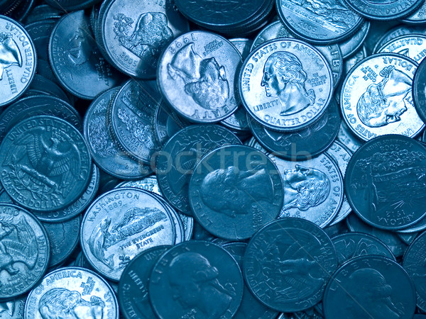 Pile of United States Coins  Stock photo © Frankljr