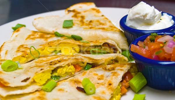 Breakfast Quesadilla Stock photo © Frankljr