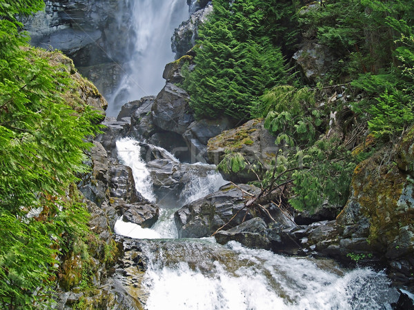 Beautiful Mountain Waterfall Stock photo © Frankljr