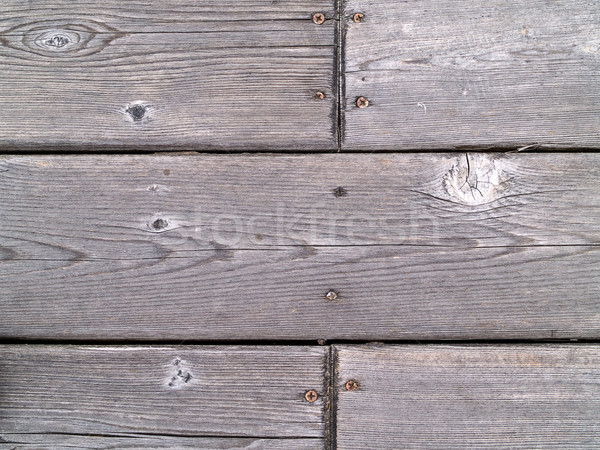 Wood Deck Close Up With Wood Grain And Screws Stock Photo C Frank