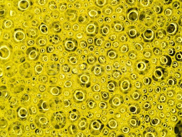 мыльные пузыри Размышления макроса желтый воды Сток-фото © Frankljr