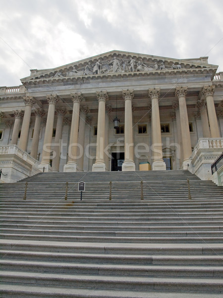 Detalhes Capitólio edifício Washington DC arquitetura branco Foto stock © Frankljr