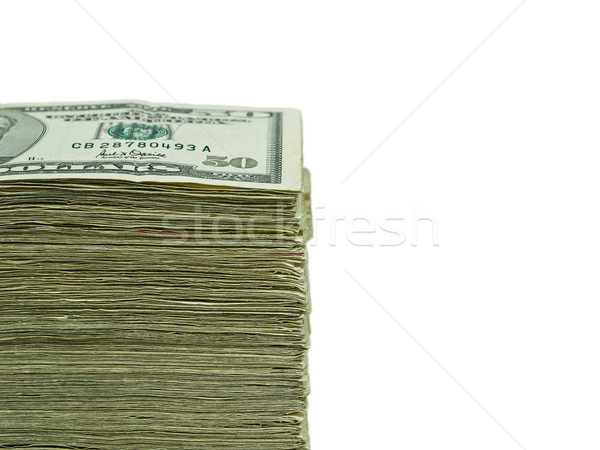 Stack of United States currency Stock photo © Frankljr