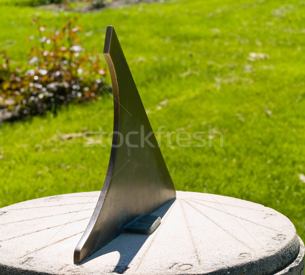 An Outdoor Sundial Stock photo © Frankljr
