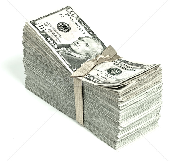 Stock photo: Stack of United States Currency