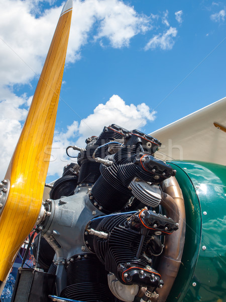 Propeller Aircraft's Prop and Engine Stock photo © Frankljr