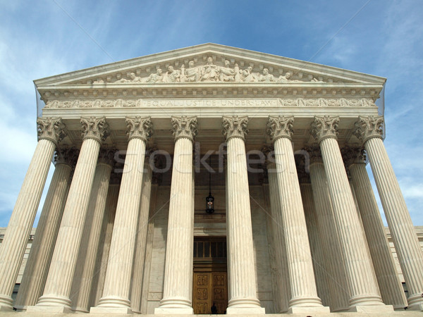 [[stock_photo]]: États-Unis · tribunal · Washington · DC · Voyage · statue · marbre