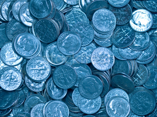 Stati Uniti monete soldi sfondo metal Foto d'archivio © Frankljr