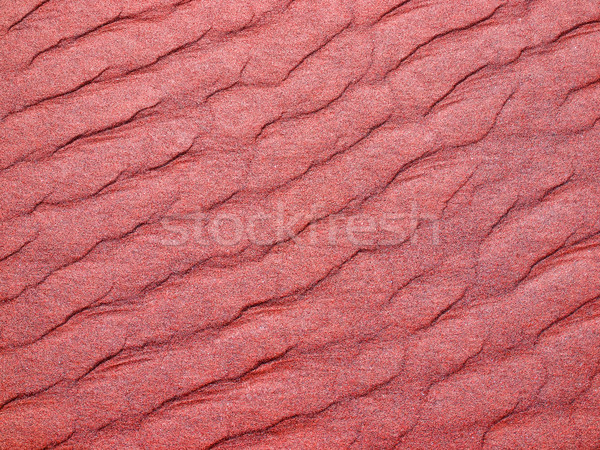 Absztrakt homok tengerpart piros természet tájkép Stock fotó © Frankljr