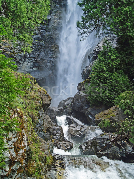 Beautiful Mountain Waterfall Stock photo © Frankljr