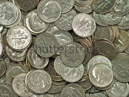 Stock photo: Pile of United States Coins
