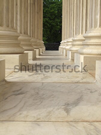 Paşi coloane intrare Statele Unite tribunal Washington DC Imagine de stoc © Frankljr