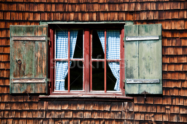 Anciens fenêtre maison bois mur belle [[stock_photo]] © franky242