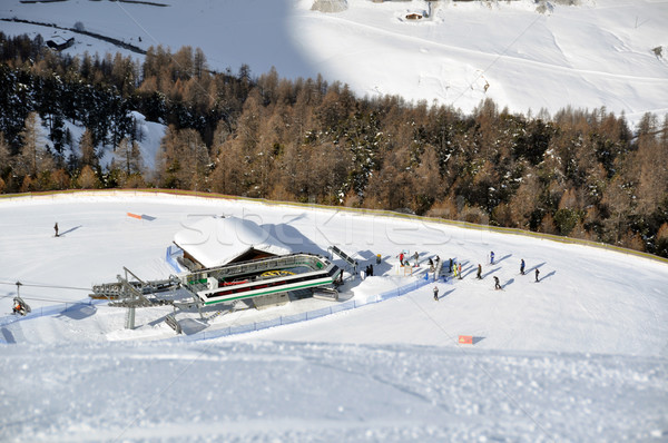 Vue vers le bas gare baisser modernes [[stock_photo]] © franky242