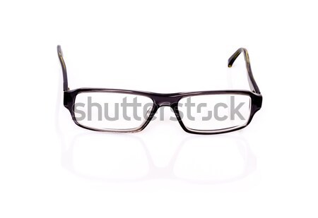 Black Eye Glasses On White Stock photo © franky242