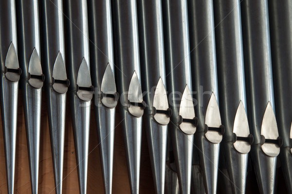 Orgel pijpen sluiten abstract shot Stockfoto © franky242
