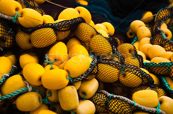 Détails jaune pêcheur bateau [[stock_photo]] © franky242