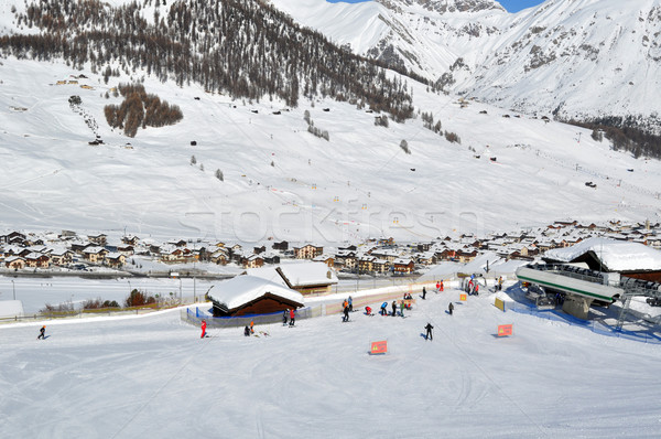 Ski village montagnes coup italien alpes [[stock_photo]] © franky242