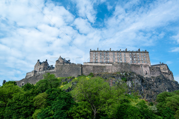 Edinburgh kastély kő Skócia épület fal Stock fotó © franky242