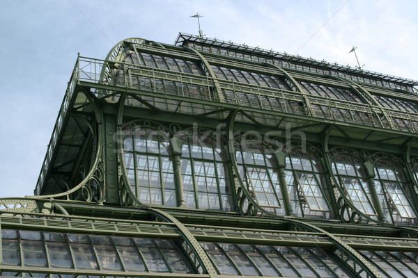 Oude broeikas paleis Wenen Oostenrijk hemel Stockfoto © franky242