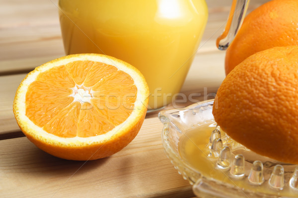 Freshly Squeezed Orange Juice Stock photo © frannyanne