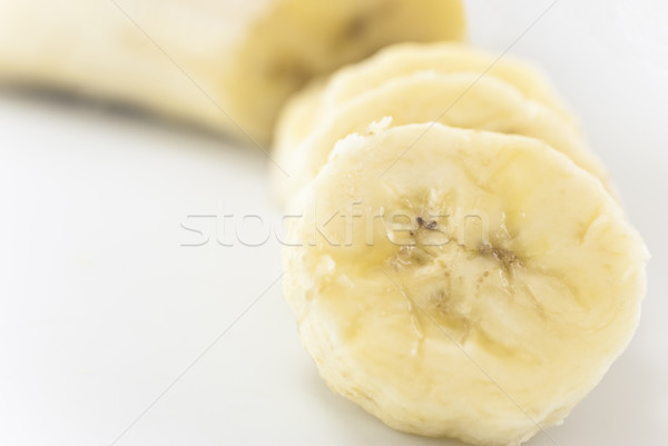 Sliced Banana with Copy Space Stock photo © frannyanne