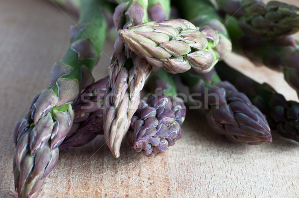 Asperges macro vieux bois [[stock_photo]] © frannyanne