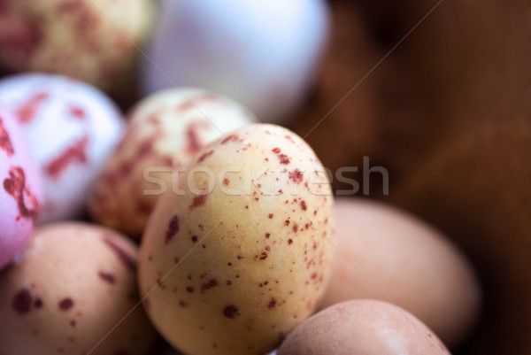 Easter Egg Sweets Close Up Stock photo © frannyanne