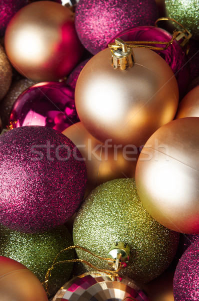 Christmas Baubles - Mixed Collection Stock photo © frannyanne