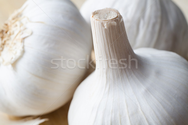 Trio of Garlic Bulbs Stock photo © frannyanne