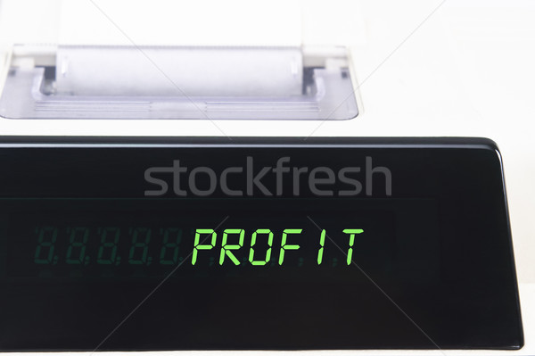 Calculator Display - Profit Stock photo © frannyanne
