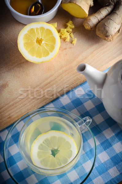 Honey, Lemon and Ginger Drink Stock photo © frannyanne
