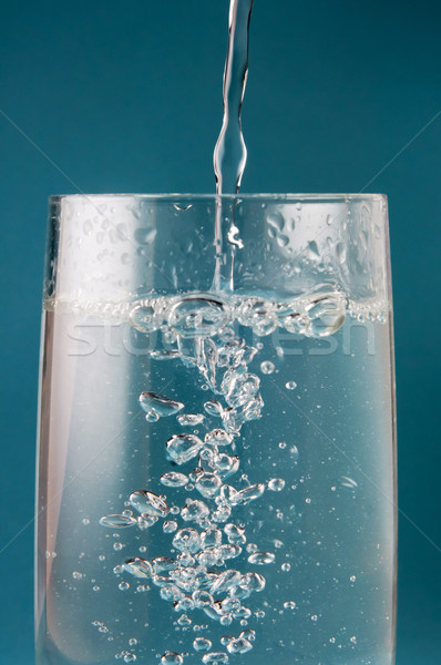Water Pouring into Glass Stock photo © frannyanne