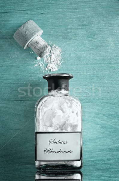 Sodium Bicarbonate Scattering from Opened Bottle  Stock photo © frannyanne