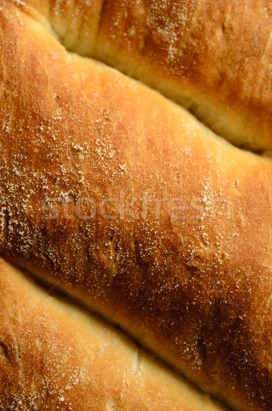 Golden Brown Bread Crust Close Up Stock photo © frannyanne