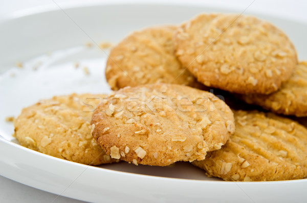 Avoine biscuits blanche Chine plaque cookies [[stock_photo]] © frannyanne