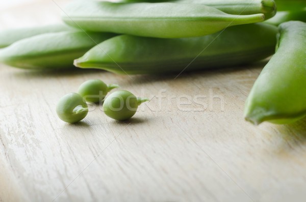 Peas Extracted from Pods Stock photo © frannyanne