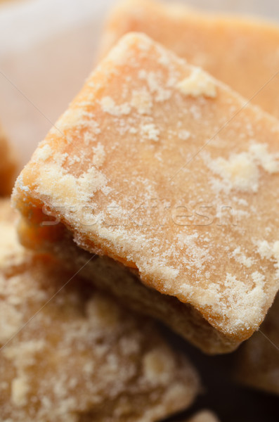 Macro of Fudge Pieces from Above Stock photo © frannyanne