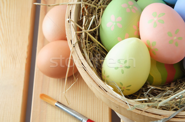 Painted Easter Eggs Stock photo © frannyanne