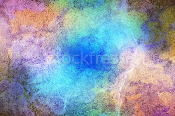 Stone Texture with Multicoloured Paint Effect Stock photo © frannyanne