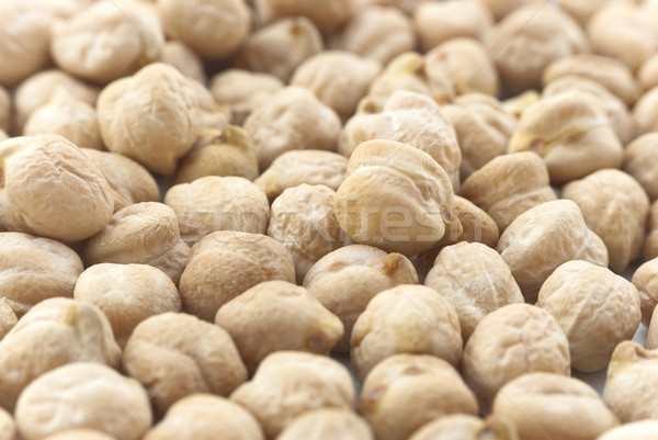 Chickpeas (Garbanzo Beans) - Macro Stock photo © frannyanne