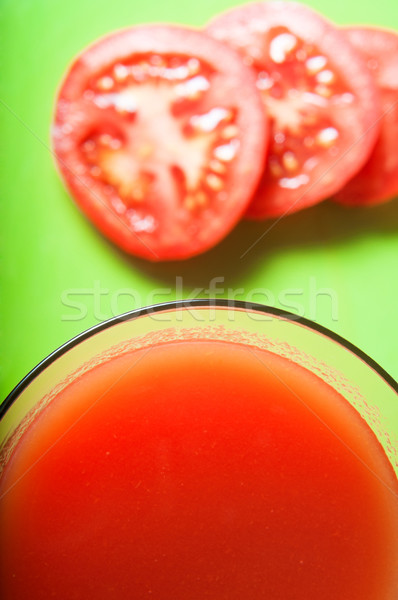 Tomatensap glas tomaat zachte Stockfoto © frannyanne