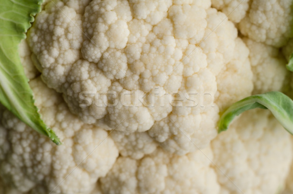 Todo coliflor texturas cabeza relleno Foto stock © frannyanne
