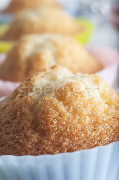 Vers gebakken macro rij Stockfoto © frannyanne